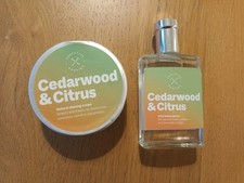EXECUTIVE SHAVING Cedarwood & Citrus Natural Shave Cream + Aftershave Set