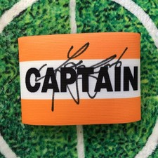 Steve McClaren Of England, Hull, Derby & Bristol Signed Captains Armband wCOA