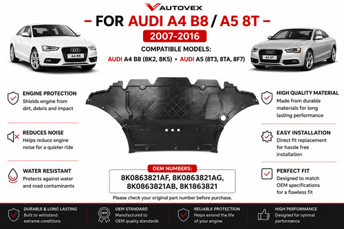 Under engine cover - under, undertray