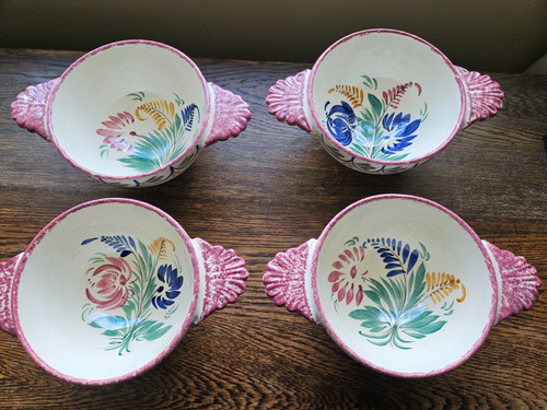 Quimper pottery bowls - quimper, x