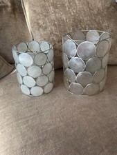 Capiz Shell Light Shades x 2 