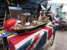 LARGE MODEL BOAT 1 METER LONG COLLECTION ONLY