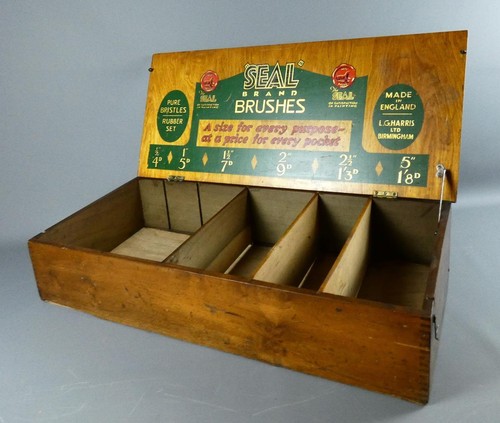 Vintage seal brand brushes - vintage, by