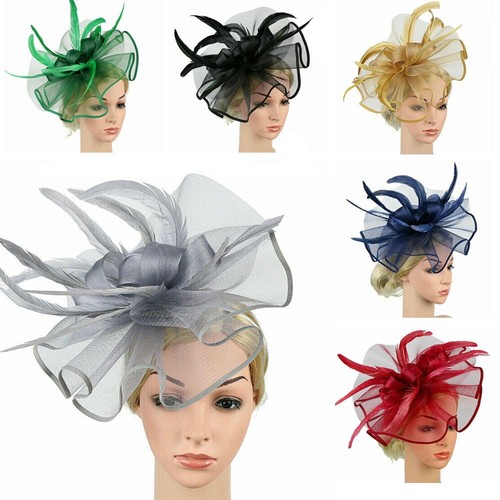 Fascinator hat feathers hair - fascinator,