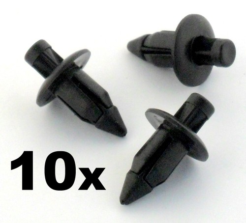 10x 6mm plastic rivet - plastic,