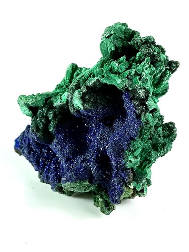Azurite with malachite - azurite,