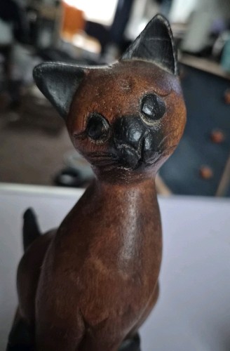 16cm tall handcarved wooden - 16cm,