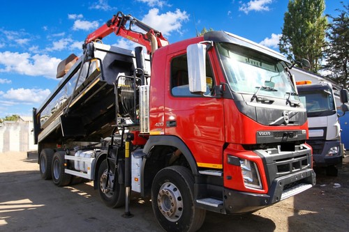 2018 plate volvo fmx 420 - 2018,