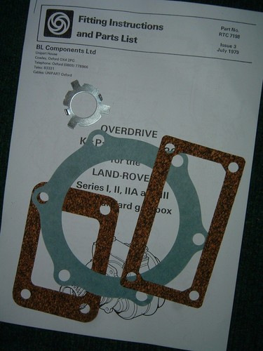 Fairey overdrive gasket - gasket, kit