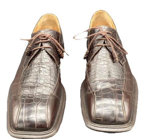 Mezlan mens brown - mezlan, crocodile