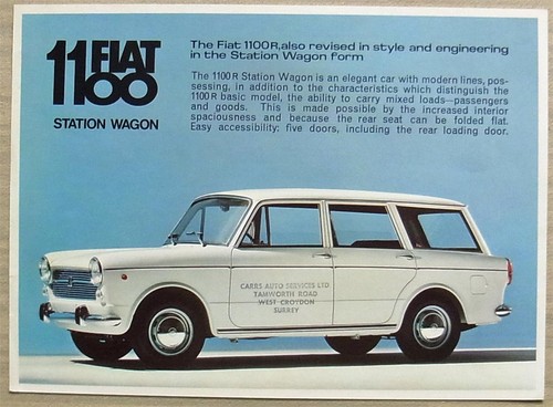 Fiat 1100 station - station, car