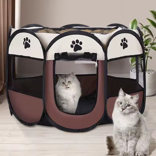 Portable foldable pet tent - foldable,