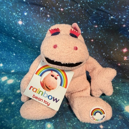 Rainbow george soft toy beanie - george,