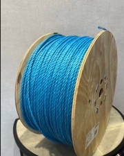 GLADIATOR 6mm Blue Polypropylene Rope 500m Wooden Drum