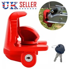 High Security Hitch Lock Caravan Trailer Hitch Coupling Tow Lock Universal W/Key