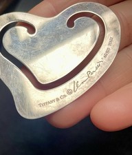 Tiffany & Co. Elsa Peretti Sterling Silver Heart Bookmark