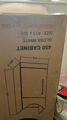 Toilet cabinet white new - toilet,