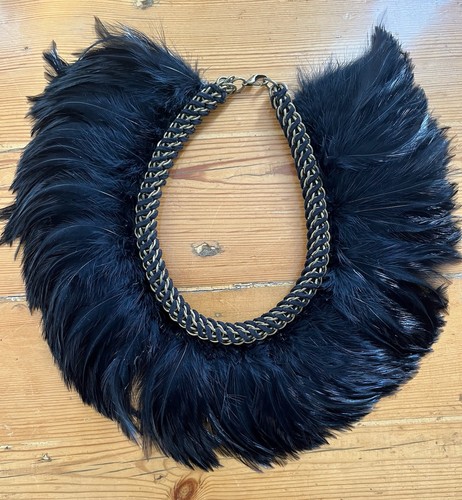 Vintage feather collar - vintage,