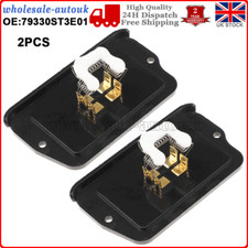2PCS HEATER BLOWER MOTOR FAN