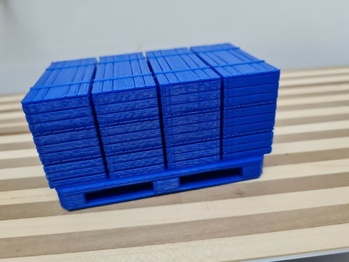 Scale pallets with loads - pallets,