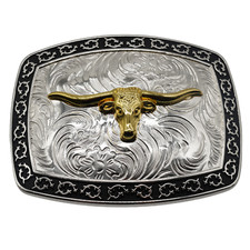 BULL  BELT BUCKLE BULL RIDER