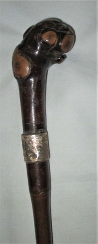 Antique bamboo wood burl knot - antique,