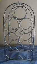 Chrome Tabletop Wine Rack