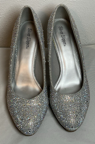 Silver slipper women - silver, women's