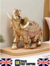Large Gold Elephant Statue