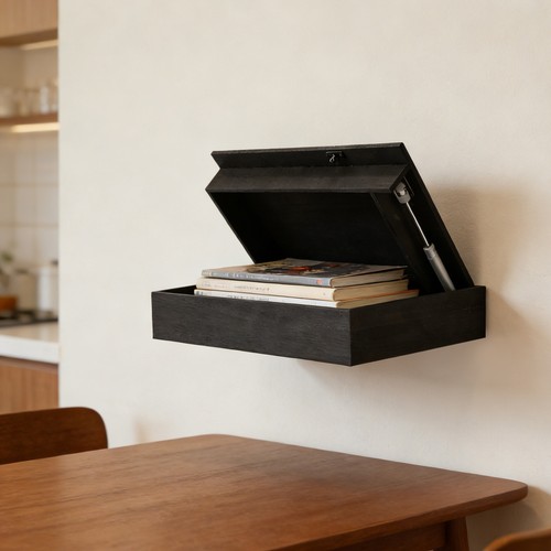 Floating shelf with - shelf,