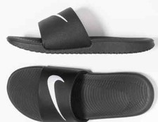 Nike Juniors Kid Unisex Kawa Slip On Shower Slides Gym Beach Pool Size 10.5-6uk