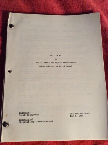 Original script exit - script, red