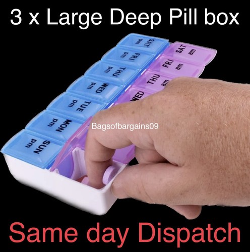 Large day pill box - ,