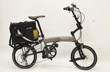 Mezzo D9 Folding light Weight Foldable Fold-up Bike & Bag Rare Matte Barely Pink