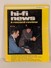 Hi-Fi News & record Review Magazine September 1972 Audio Vintage