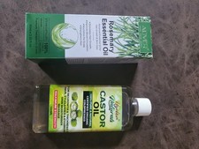 AL'IVER Rosmary Oil ( 60ml) Part Used And Castor Oil Unused Item ( 100ml),