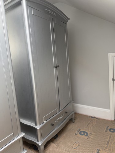 Grey wooden freestanding - wooden,
