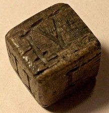 Roman Bone Gaming Die –