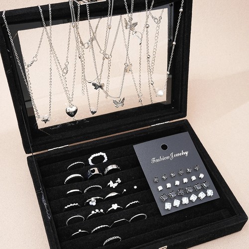 Pcs set silver color chic - silver,