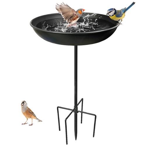 Metal bird bath for - metal,