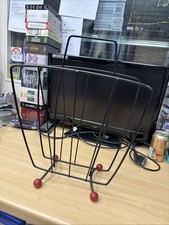 Vintage magazine rack atomic - vintage,