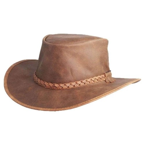 Mens crushable leather - mens, outback