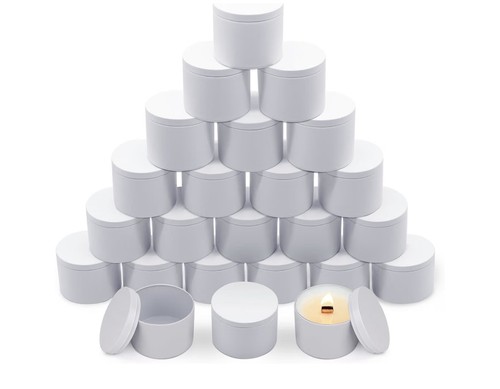 8oz white candle making - 24,