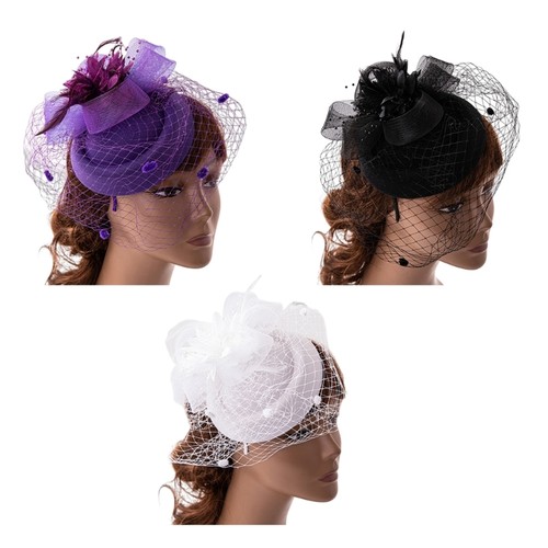 Flower fascinator tea party - flower,