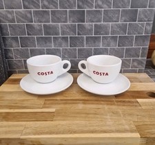 Costa Coffee Mugs & Saucers