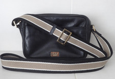 OSPREY BLACK SOFT PEBBLE LEATHER  SHOULDER BAG