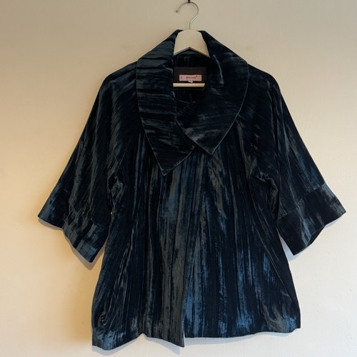 Per una dark teal velvet - una,