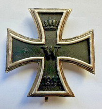 Medal German Iron Cross 1st Class 1914 - Not maker marked - Pinback version.