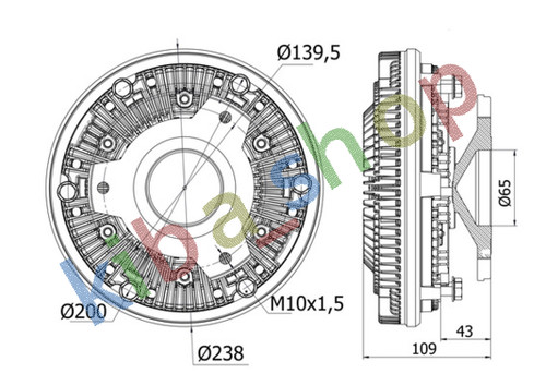 Fan clutch fits mercedes - fan,