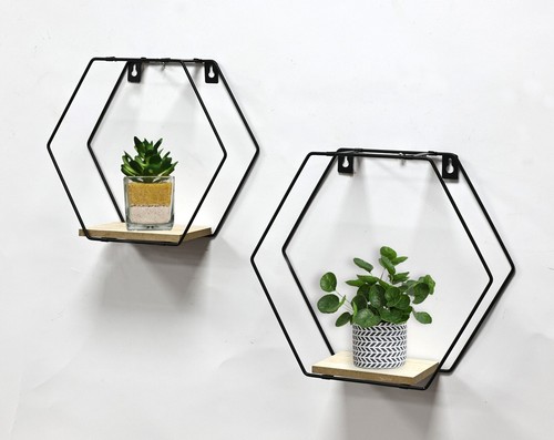 Set metal wired - metal, hexagon